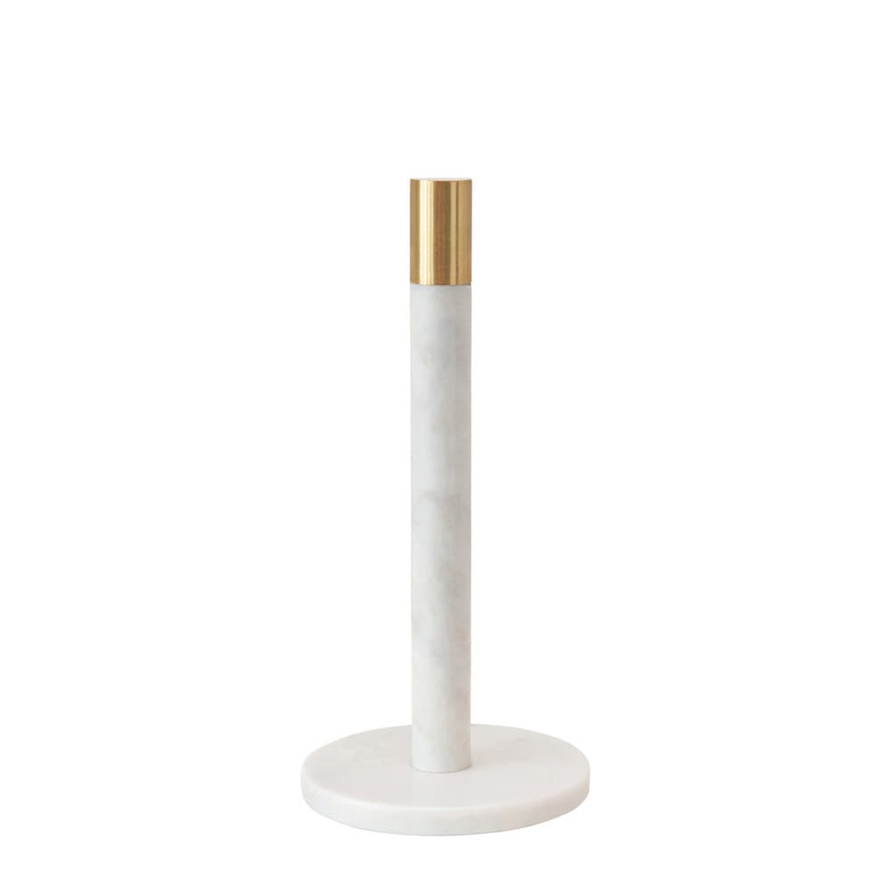 Bloomingville 마블타올홀더 Marble Towel Holder with Brass Top White