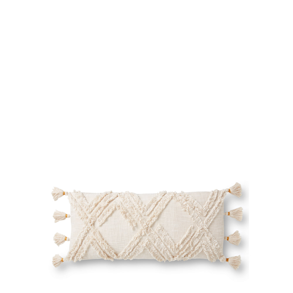LOLOI Magnolia Home PMH0010 Pillow Cream/ Gold