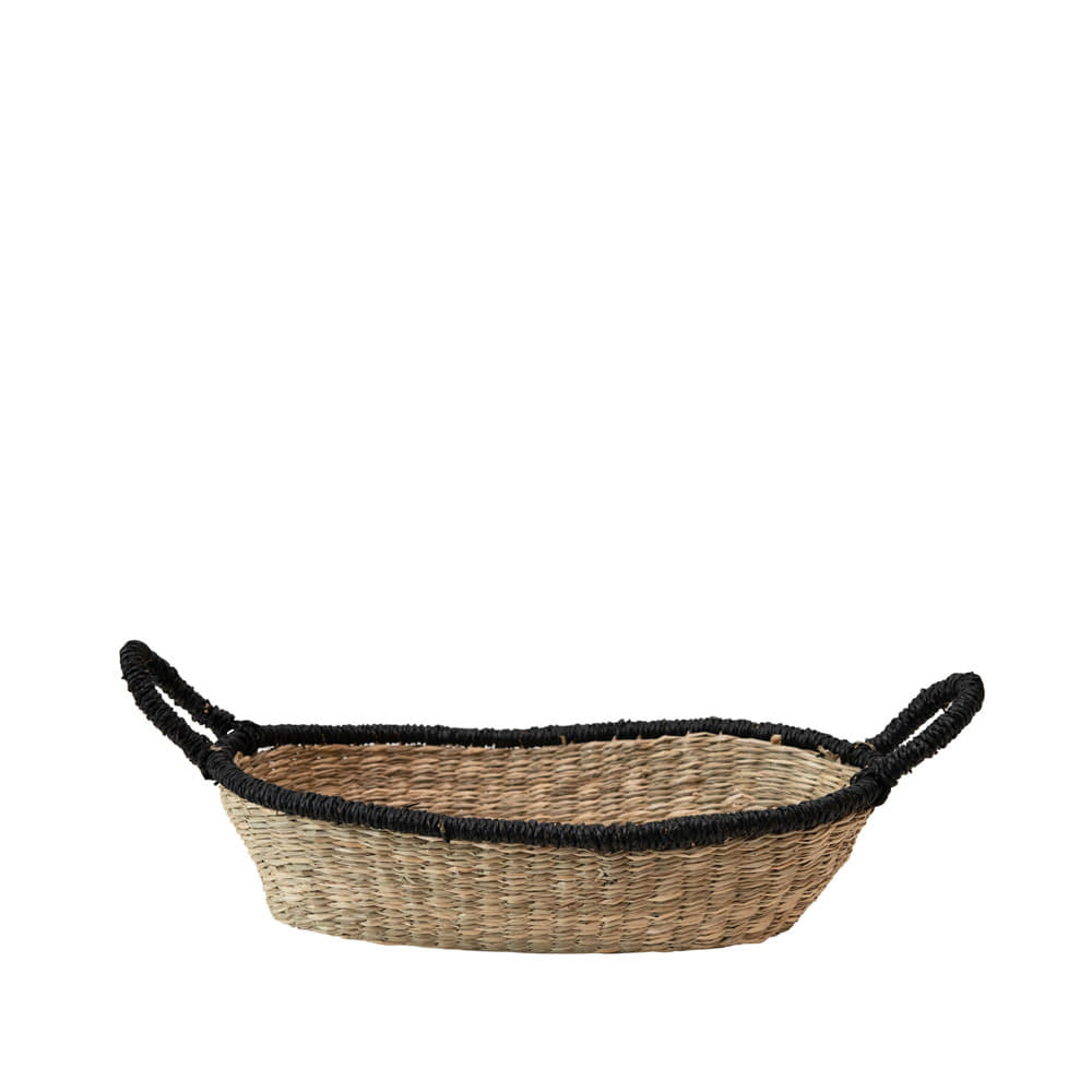 Bloomingville 시그래스배스킷 Seagrass Basket with HandleNatural